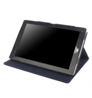 PU LEATHER STAND FOLIO PROTECTIVE COVER FOR CHUWI HI10 PRO (BLACK)