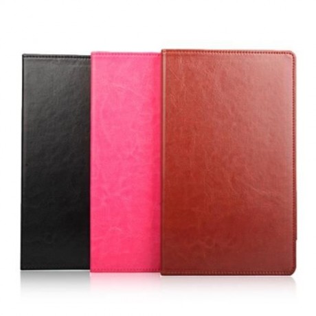 PU LEATHER STAND FOLIO PROTECTIVE COVER FOR CHUWI HI10 PRO (BLACK)