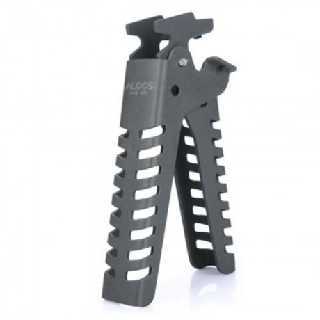 ALOCS CW - G03 POT PAN BOWL GRIPPER HANDLE CLIP FOR CAMPING (GUN METAL)
