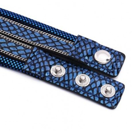 FULAIDA Women Quartz Rhinestone Tassel Bangle Wristwatch (SAPPHIRE BLUE)