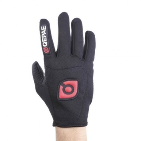 QEPAE PAIRED UNISEX OUTDOOR BICYCLE CYCLING RIDING GLOVES (BLACK)