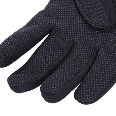 QEPAE PAIRED UNISEX OUTDOOR BICYCLE CYCLING RIDING GLOVES (BLACK)