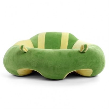 Portable Soft Sofa Floor Seat Cute Cushion Plush Kids Toy (YELLOW   GREEN)