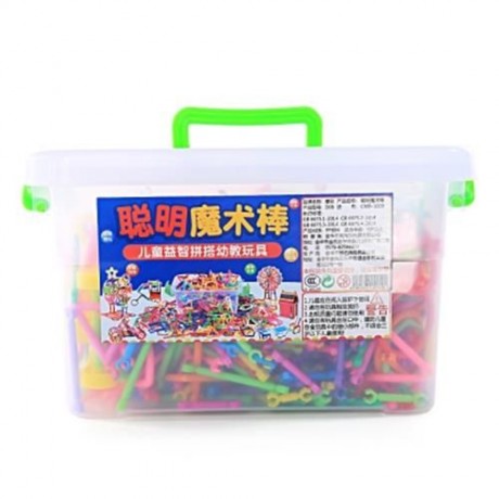 MOCAI 1000PCS BUILDING BLOCKS STICKS WITH BOX FOR KIDS (COLORMIX)