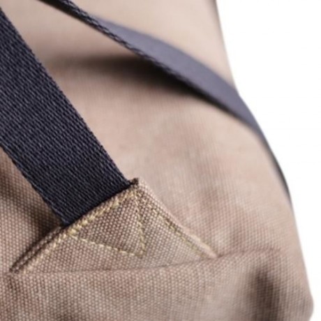 DOUGUYAN 25.7L CANVAS BACKPACK LEISURE TRAVEL LAPTOP BAG (BROWN)