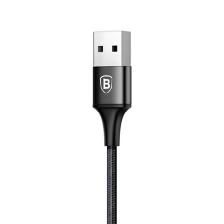 BASEUS RAPID SERIES MICRO USB 8 PIN CHARGING DATA CABLE 1.2M (BLACK)