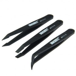 JAKEMY JM - T11 ANTI-STATIC 3 IN 1 NIPPER KIT TWEEZERS REPAIR TOOLS (BLACK)