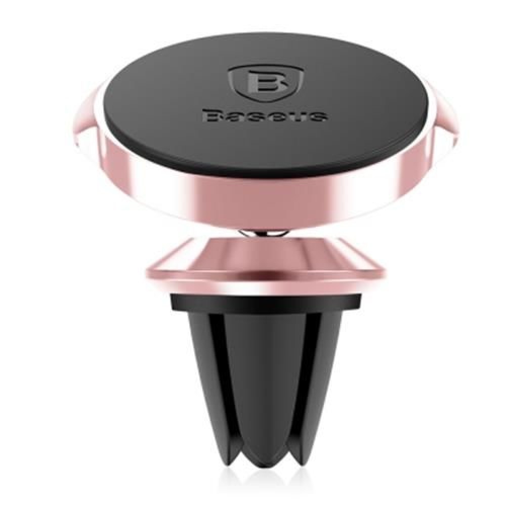 BASEUS SMALL EARS SERIES MAGNETIC BRACKET ( AIR OUTLET TYPE ) (ROSE GOLD)