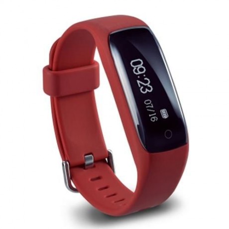 LENOVO HW01 HEART RATE MONITOR SMART WRISTBAND SLEEP MANAGE SPORTS TRACK BRACELET (RED)