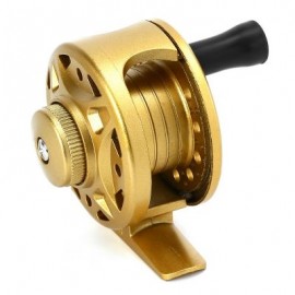 LIE YU WANG 1   1BB Ice Flying Raft Fishing Fly Fish Reel Wheel (GOLDEN)