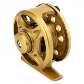 LIE YU WANG 1   1BB Ice Flying Raft Fishing Fly Fish Reel Wheel (GOLDEN)