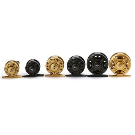 LIE YU WANG 1   1BB Ice Flying Raft Fishing Fly Fish Reel Wheel (GOLDEN)