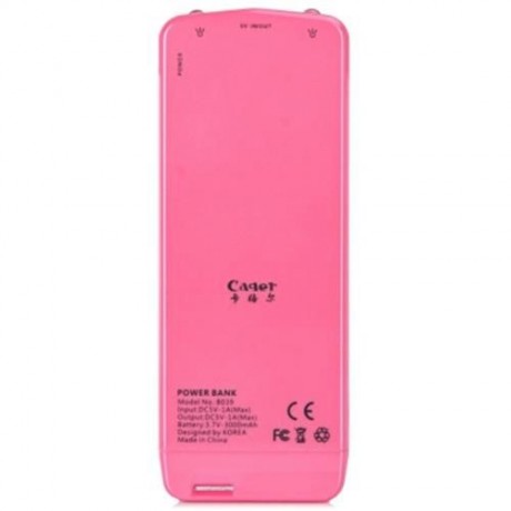 CAGER B039 PORTABLE 3000MAH BATTERY CHARGER LED DISPLAY MOBILE POWER BANK FOR SAMSUNG GALA