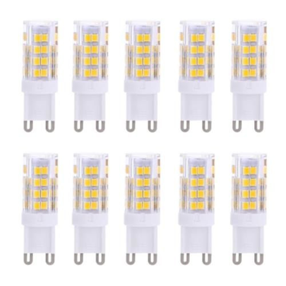 LIGHTME 10PCS G9 AC 110V 3W SMD 2835 51 LEDS BULB LIGHT ENERGY SAVING LAMP (WARM WHITE LIG