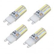 LIGHTME 4PCS G9 AC 110V 3W SMD 3014 64 LEDS BULB LIGHT ENERGY SAVING LAMP (COOL WHITE LIGH