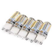 LIGHTME 5PCS G9 AC 110V 6W SMD 3014 64 LEDS BULB LIGHT ENERGY SAVING LAMP (WARM WHITE LIGH