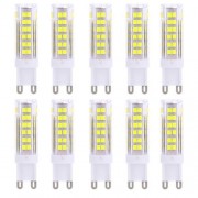 LIGHTME 10PCS G9 AC 110V 3W SMD 2835 75 LEDS BULB LIGHT ENERGY SAVING LAMP (COOL WHITE LIG