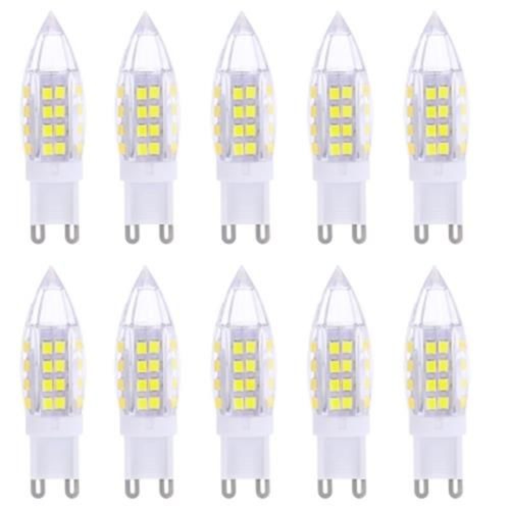LIGHTME 10PCS G9 AC 110V 3W SMD 2835 LED BULB WITH 51 LEDS (COOL WHITE LIGHT)