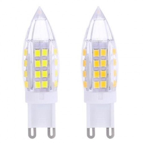 LIGHTME 10PCS G9 AC 110V 3W SMD 2835 LED BULB WITH 51 LEDS (COOL WHITE LIGHT)