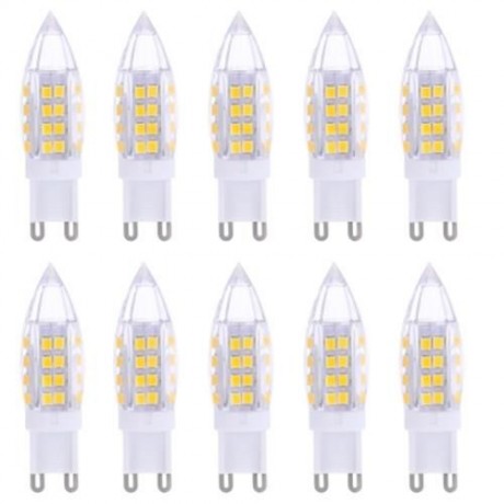 LIGHTME 10PCS G9 AC 110V 3W SMD 2835 LED BULB WITH 51 LEDS (WARM WHITE LIGHT)
