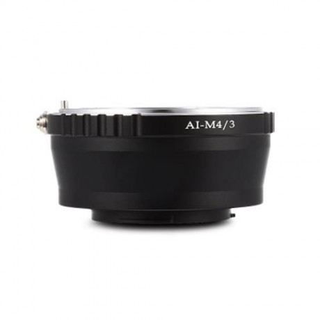 LENS ADAPTER RING FOR NIKON AI / F LENS TO MICRO 4/3 CAMERA (BLACK)