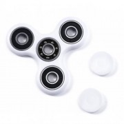HAND SPINNER EDC FINGER TOY FOR ADHD AUTISM LEARNING (WHITE)