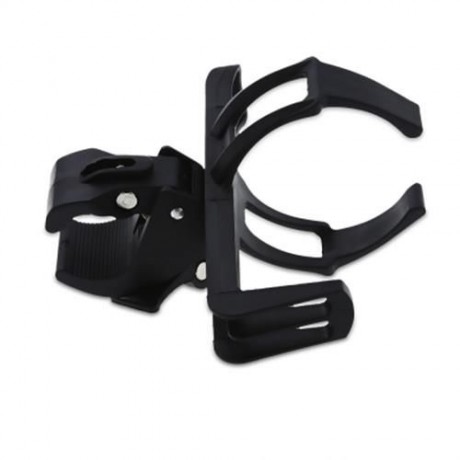 OUTDOOR BIKE BEVERAGE WATER BOTTLE DRINK CUP HOLDER (BLACK)