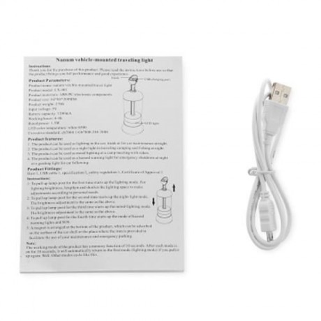 NANUM LX - 001 VEHICLE-MOUNTED TRAVEL LIGHT (WHITE)