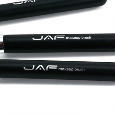 JAF 20pcs Portable Horse Hair Makeup Brush Set (BLACK)