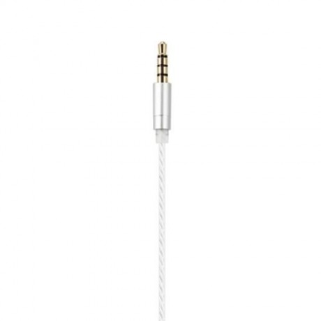 JUSTNEED M3 STEREO WIRED IN-EAR EARPHONES (SILVER)