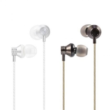 JUSTNEED M3 STEREO WIRED IN-EAR EARPHONES (SILVER)