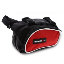 HOTSPEED OUTDOOR BICYCLE FRAME TUBE BIKE BAG (RED)