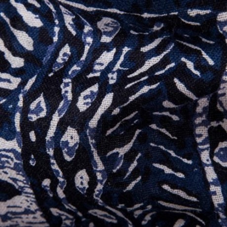 CASUAL V NECK ABSTRACT PRINTING SHORT SLEEVES T-SHIRT FOR MEN (COLORMIX)