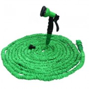 Expandable Garden Hose Pipe with 8 in 1 Spray Gun (GREEN)
