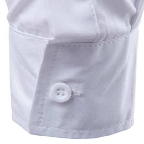TWO TONE LONG SLEEVE SHIRT (WHITE)