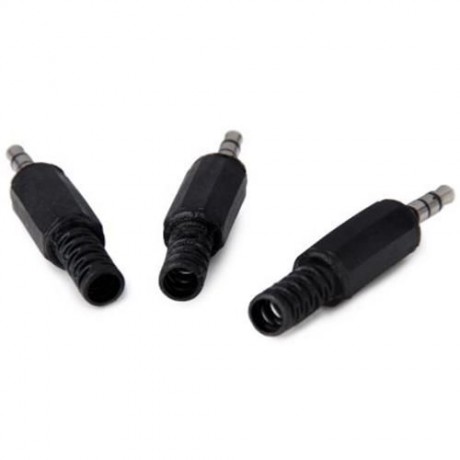 JL0033 PRACTICAL DC 50V 0.2A DIY 3.5MM HEADSET AUDIO JACKS - 20PCS (BLACK)