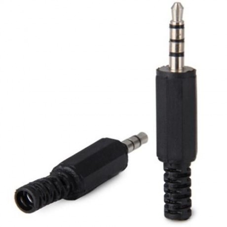 JL0033 PRACTICAL DC 50V 0.2A DIY 3.5MM HEADSET AUDIO JACKS - 20PCS (BLACK)