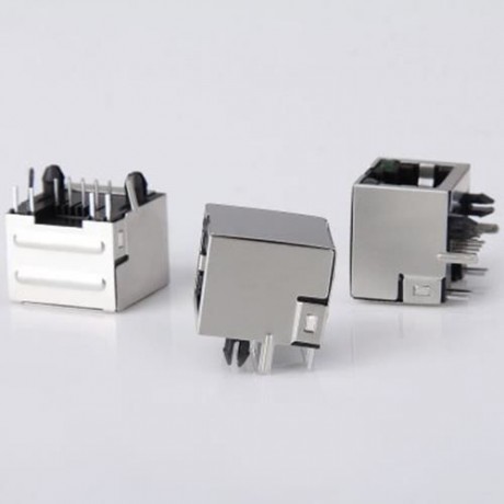 DURABLE AC 125V 1.2A DIY RJ45 NETWORK JACKS - 10PCS (SILVER)