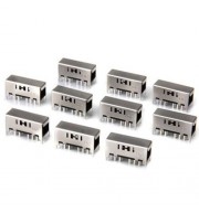 SK - 24F01 DC 50V 0.5A 4MM SLIDE SWITCH DIY PARTS - 10PCS (SILVER)