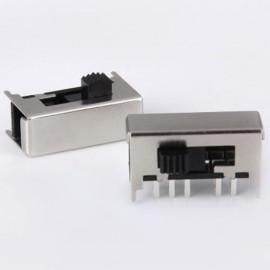 SK - 24F01 DC 50V 0.5A 4MM SLIDE SWITCH DIY PARTS - 10PCS (SILVER)
