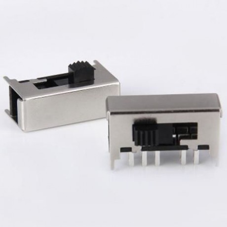 SK - 24F01 DC 50V 0.5A 4MM SLIDE SWITCH DIY PARTS - 10PCS (SILVER)