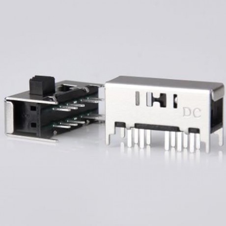 SK - 24F01 DC 50V 0.5A 4MM SLIDE SWITCH DIY PARTS - 10PCS (SILVER)