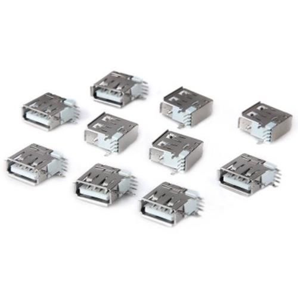 DIY 4PIN AM USB FEMALE 90 DEGREE SIDE INSERTED PLUG ADAPTER ( DC 30V 1.5A / 10PCS ) (SILVE DIY 4PIN AM USB FEMALE 90 DEGREE SIDE INSERTED PLUG ADAPTER ( DC 30V 1.5A / 10PCS ) (SILVE