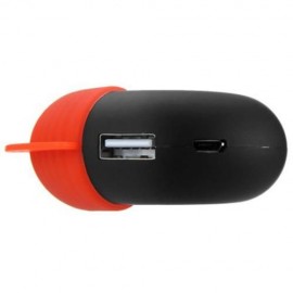 G281 4400MAH MINI PORTABLE MOBILE POWER BANK OF U DESIGN (BLACK)