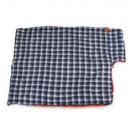 FLYTOP OUTDOOR CAMPING ENVELOPE HOODED SLEEPING BAG (ORANGE)