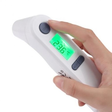 TF - 800 PORTABLE INFRARED BABY EAR FOREHEAD LCD THERMOMETER (WHITE)