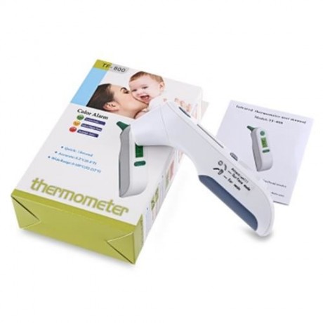 TF - 800 PORTABLE INFRARED BABY EAR FOREHEAD LCD THERMOMETER (WHITE)