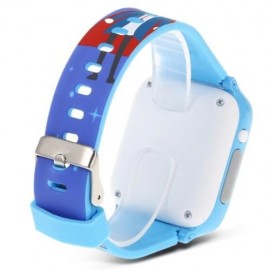 X02S KIDS SMARTWATCH PHONE 1.22 INCH IPS SCREEN MTK2503 BLUETOOTH PEDOMETER MESSAGE (BLUE)