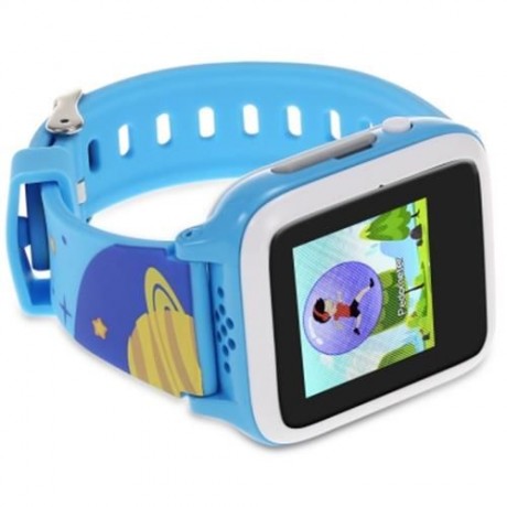 X02S KIDS SMARTWATCH PHONE 1.22 INCH IPS SCREEN MTK2503 BLUETOOTH PEDOMETER MESSAGE (BLUE)