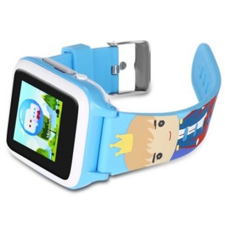 X02S KIDS SMARTWATCH PHONE 1.22 INCH IPS SCREEN MTK2503 BLUETOOTH PEDOMETER MESSAGE (BLUE)